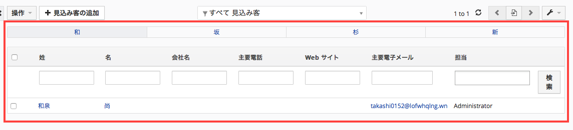 クリック結果