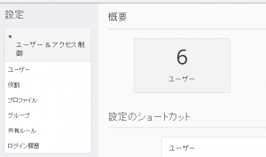 ログイン履歴 リンク